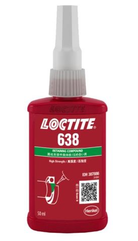 Loctite 638 High St/ Fast Cure Retain Comp 50ml