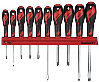 Teng Tools - 10 Piece Screwdriver Wall Rack