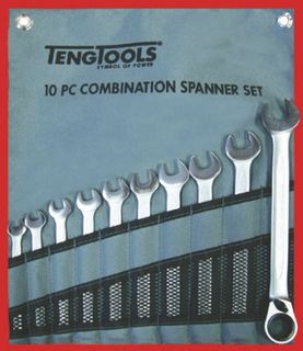 Teng Tools - 10 Pc Ratcheting Combination Spanner