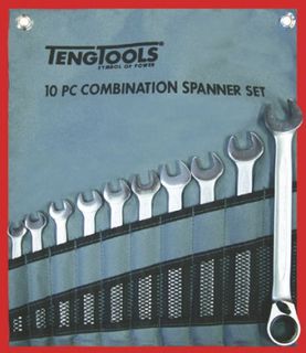 Teng Tools - 10 Pc Ratcheting Combination Spanner