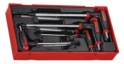 Teng Tools - 7 Piece T Handle AF Hex Key Set