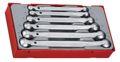 Teng Tools - 6 Piece 12 Point Double Flex Wrench S