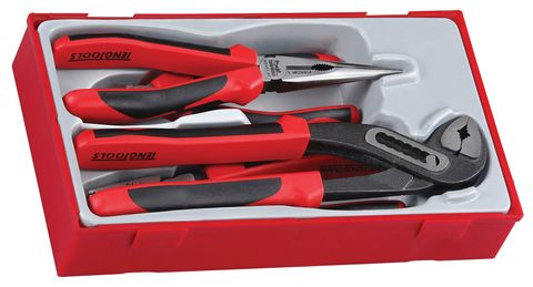 Teng Tools - 4 Piece TPR Grip Mega Bite Plier Set