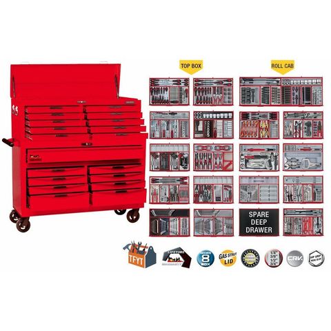 Teng Tools - Mega Monster Tool Kit 1200 Piece Met/