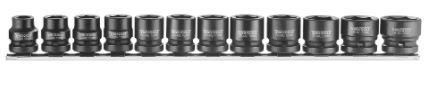 Teng Tools - 12 Pc 1/2 Dr Stubby Impact Socket Set