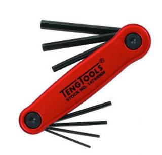 Teng Tools - 7 Pc Fold-Up Metric Hex Key