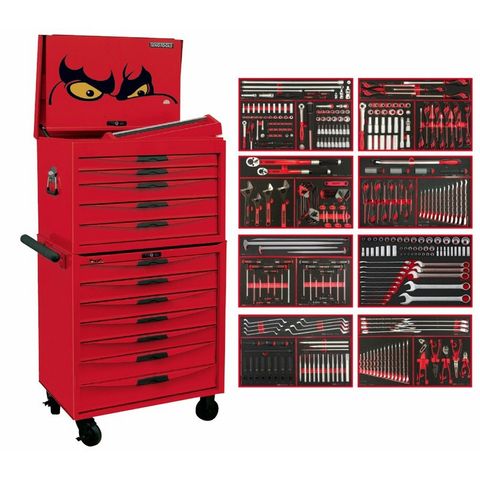 Teng Tools - 408 Piece Metric/AF EVA Tool Kit