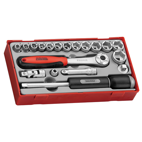 Teng Tools - 3/8 Drive 19 Piece Metric Socket Set
