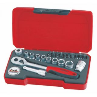 Teng Tools - 1/4 Drive 22 Piece Socket Set