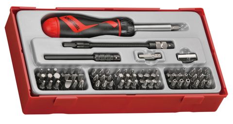 Teng Tools - 74 Piece Ratcheting Bits Driver Set