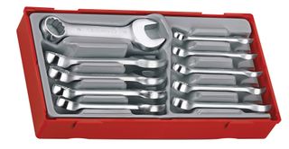 Teng Tools - 10 Pc 12 Pt Midget Combination Stubby