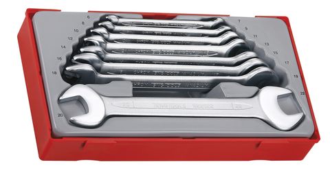 Teng Tools - 8 Piece Double Open Ended Spanner Set