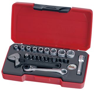 Teng Tools - 1/4 Drive 23 Piece Socket Set