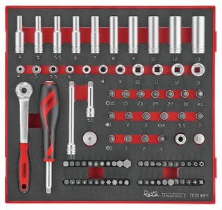 Teng Tools - 1/4 Drive 89 Piece Metric