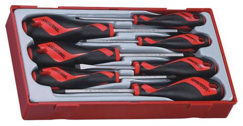 Teng Tools - 7 Piece Flat, PH & PZ Type Screwdrive