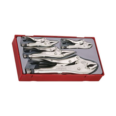 Teng Tools - 5 Piece Power Grip Plier Set