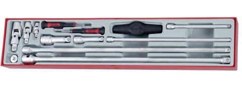 Teng Tools - 13 Piece Mixed Drive Extension Bar Se