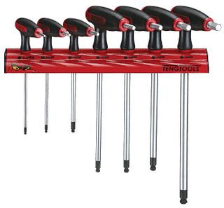 Teng Tools - 7 Piece Metric T Handle Hex Key Wall