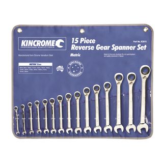 Kincrome - Combination Gear Spanner Set 15 Piece