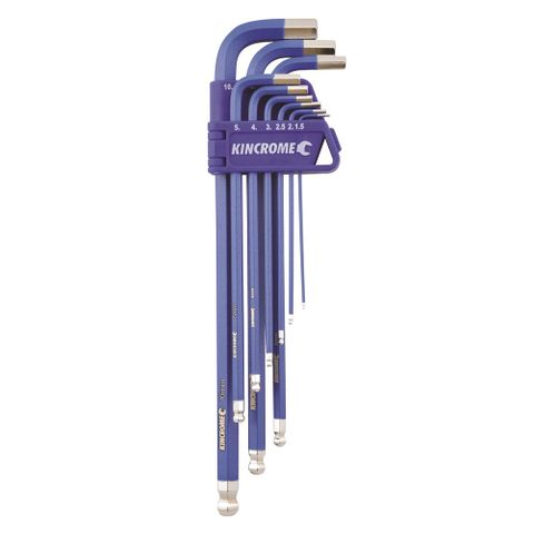 Kincrome - Ball Point Hex Key Set Long Series