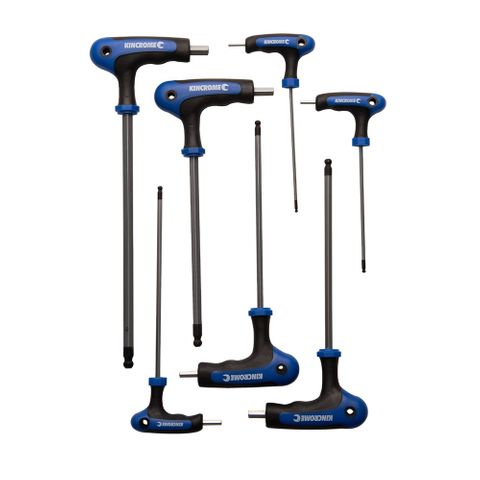 Kincrome - 7P T/Hdl Ball Hex Key Set-Met