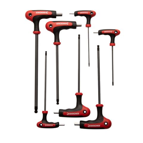 Kincrome - 7P T/Hdl Ball Hex Key Set-Imp