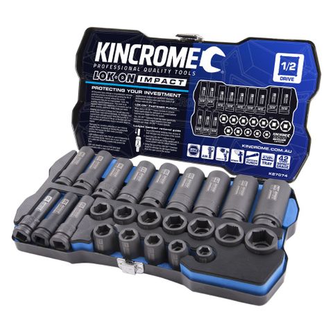 Kincrome - Lok-On Impact Socket Set 24 Piece