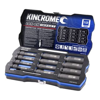 Kincrome - Lok-On Deep Impact Socket Set 12 Piece