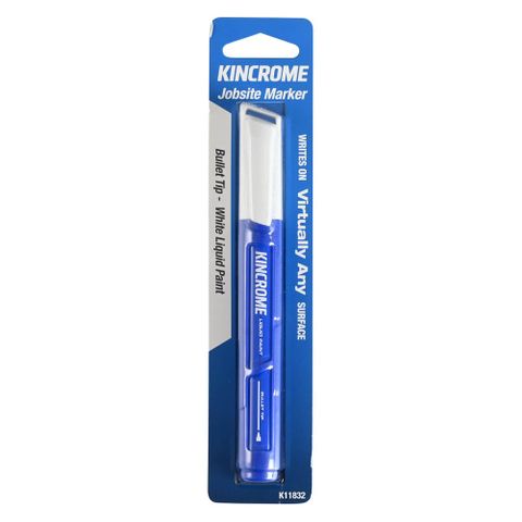 KINCROME - PAINT MARKER BUL PT 1PC - WHT