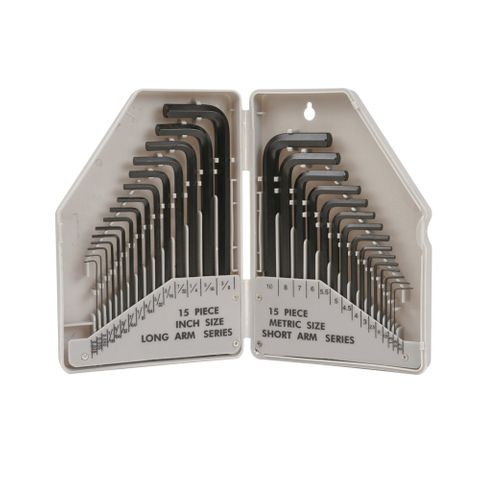 Supatool - 30 Pce Hex Key Wrench Set