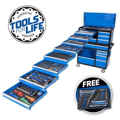 Kincrome - 399 Piece 18 Drawer Evolution