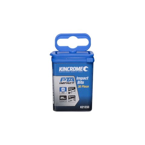 KINCROME - IMPACT BIT PH2 25MM 30 PCK