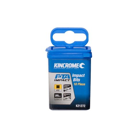 KINCROME - IMPACT BIT SQ2 25MM 10 PCK