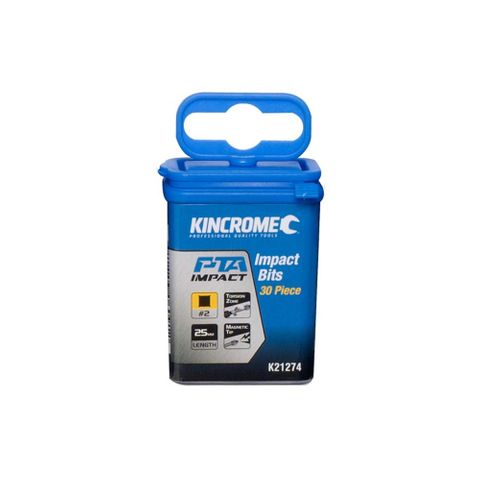 KINCROME - IMPACT BIT SQ2 25MM 30 PCK