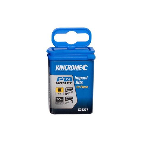 KINCROME - IMPACT BIT SQ2 50MM 10 PCK