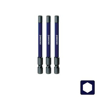 Kincrome - Impact Bit Hex 3mm 75mm 3 Pck