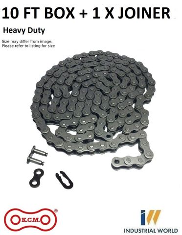 KCM ROLLER CHAIN 3/4 - 60H -1 ROW -10FT BOX