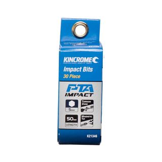 Kincrome - Impact Bit Hex 5mm 50mm 30 Pck