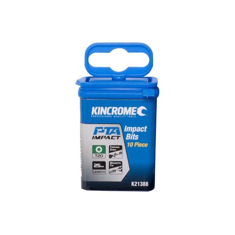 KINCROME - IMPACT BIT TORX T20 25MM 10PCK