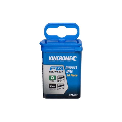 KINCROME - IMPACT BIT TORX T25 50MM 10PCK