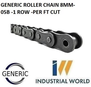 GENERIC ROLLER CHAIN 8MM- 05B -1 ROW -PER FT CUT