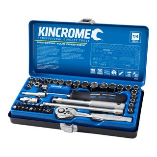 KINCROME - SKT SET 48PC 1/4 DR MET/IMP