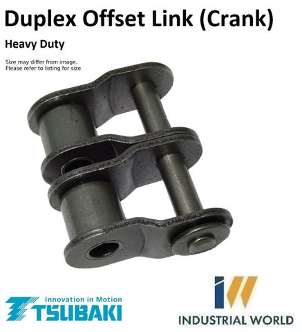 TSUBAKI ROLLER CHAIN 3/4 - 60H -2 ROW -OFFSET LINK