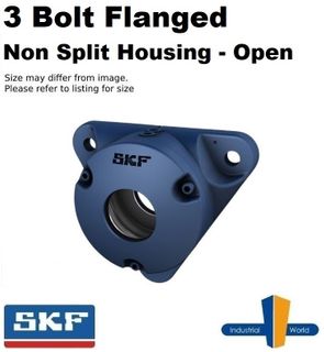 SKF - 3 Bolt Flanged Housing - 30 mm shaft