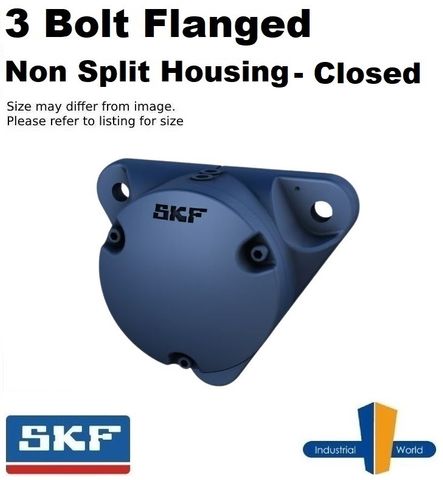 SKF - 3 Bolt Flanged Housing - 30 mm shaft