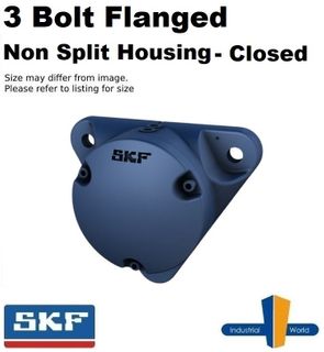 SKF - 3 Bolt Flanged Housing - 30 mm shaft