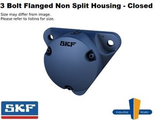 Housing - Solid Square Flanged - 3 Bolt
