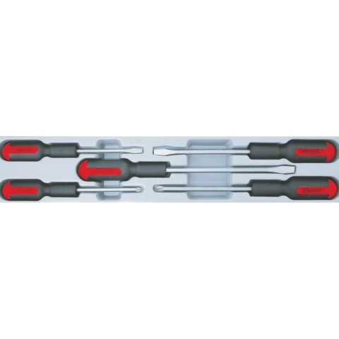 Teng Tools - 5 Piece Power Thru Screwdriver Set