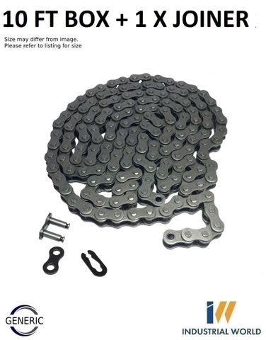 GENERIC ROLLER CHAIN 3/8- 06B -1 ROW -10FT BOX