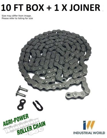 AGRI-POWER ROLLER CHAIN - 80H - 1 ROW 10FT BOX